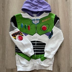 Authentic Disney Parks Buzz Lightyear Zip up Jacket Hoodie Sweater